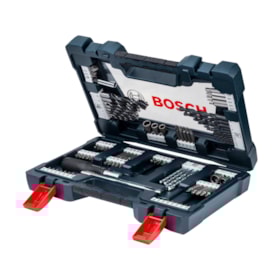 Kit Jogo de Bits e Brocas V-Line com 91 Peças Bosch