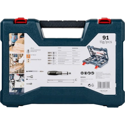 Kit Jogo de Bits e Brocas V-Line com 91 Peças Bosch-949e324b-e297-45f3-9c67-ac39a4d9a5c3