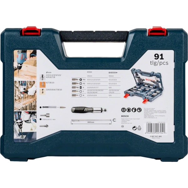 Kit Jogo de Bits e Brocas V-Line com 91 Peças Bosch-4e496bec-472c-4e70-9b4a-e6abf0fc2a54