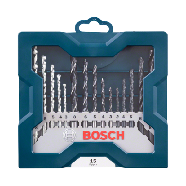 Kit Jogo de Brocas Metal Madeira Alvenaria 3 a 8mm 15 peças X-Line 2607017504 Bosch-d9fde4c0-bd67-41af-854f-4bf269f8349c