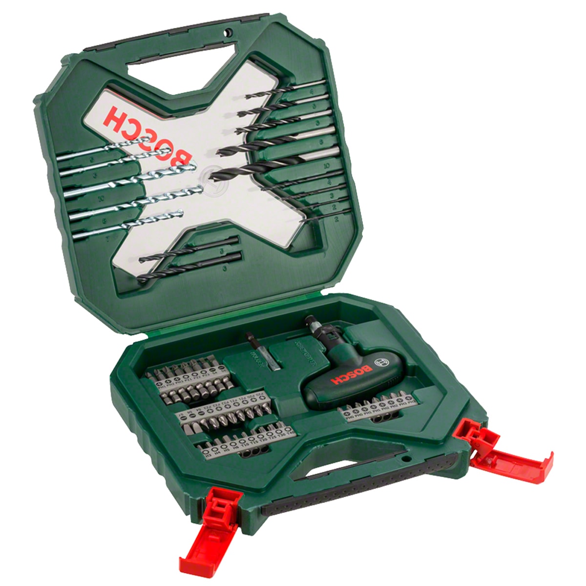 Kit Jogo de pontas e brocas X-Line 54 Peças 2607010610 Bosch