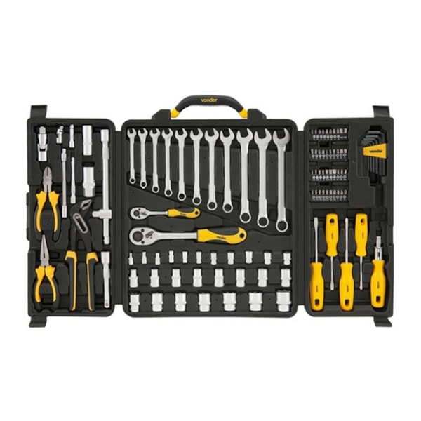 Kit Jogo Maleta de Ferramentas Profissional 110 peças em Cromo Vanádio - Vonder-d510035f-466a-43b9-874b-685abd1e350f