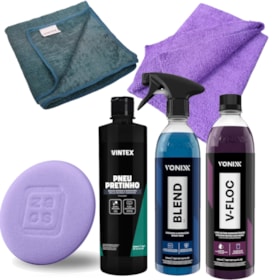 Kit Lavagem com Carnauba para Carro Veiculos Claros Vonixx