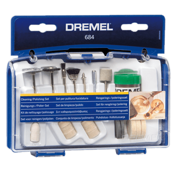 Kit Limpeza e Polimento 684 com 20 Peças Dremel 26150684AA-1690e9e4-29e5-47cd-8066-30bde31dc89d