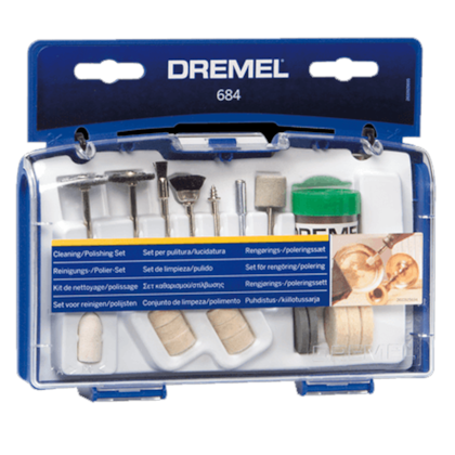 Kit Limpeza e Polimento 684 com 20 Peças Dremel 26150684AA-8363177c-3453-41c5-a92d-85c361eedb88