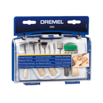 Kit Limpeza e Polimento 684 com 20 Peças Dremel 26150684AA-dedb32cf-9172-4614-b8c5-878729022370
