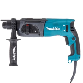 Kit Martelete Perfurador e Rompedor 220v 800W Sds Plus HR2470 Makita + 5 Brocas + Brindes