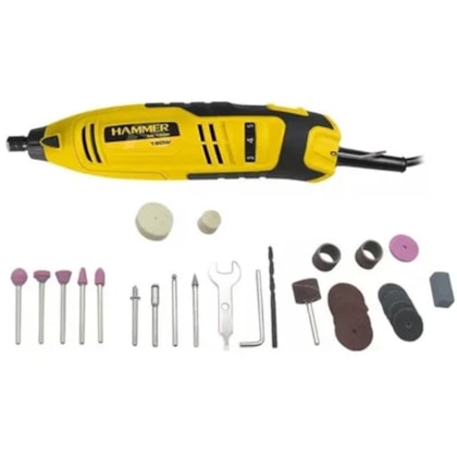 Kit micro retífica 150 watts e 40 acessórios GYMI150 Hammer-d46655c5-cf32-481a-9902-59653083c10d