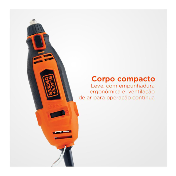 Kit Micro Retífica 180W 35000RPM 130 Peças RT18KA Black & Decker-fe6893f7-1811-4bbd-8f1e-9212f0a130b6