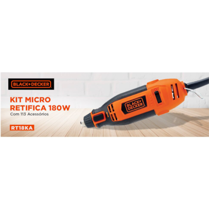 Kit Micro Retífica 180W 35000RPM 130 Peças RT18KA Black & Decker-bcb539b5-51df-4227-a5df-ea38f38cf27a
