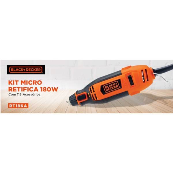 Kit Micro Retífica 180W 35000RPM 130 Peças RT18KA Black & Decker-ace7426b-9c84-4cc1-8f0e-93d7b8708c52