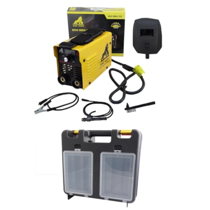 Kit Mini Inversora De Solda Digital 220v Mini Mma 205 USK + Maleta + Luva-89601034-195b-4c01-97d9-08f8bf8d71d2