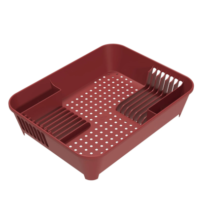 Kit Organizador de Pia Coza Basic Vermelho 3 Peças 1465-65cc8a6c-cb5b-49f2-917d-3a9f26d82a40