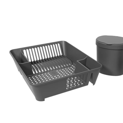 Kit Organize Sua Pia Basic CXL - Cinza Chumbo 99400/1536 Coza-61091ed8-3e4d-472e-92c2-8356e32f90c0