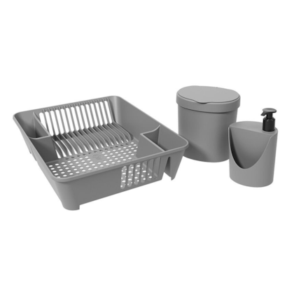 Kit Organize Sua Pia Basic CXL - Cinza Frio 99400/1499 Coza-653215a9-4936-4956-81f5-e962cd2a05f9