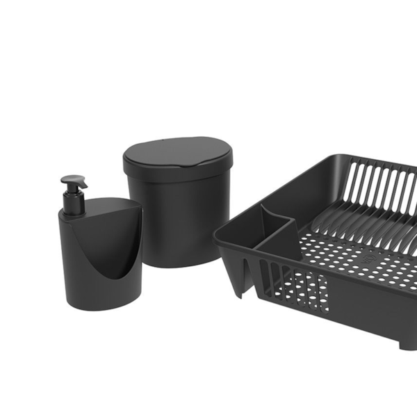 Kit Organize Sua Pia Basic CXL- Preta 99400/1008 Coza-ce682074-10db-456c-a56e-6bf6c2d2b0d7