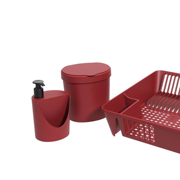 Kit Organize Sua Pia Basic CXL - Vermelho 99400/1465 Coza-95b7ccf1-d9df-40ac-8371-cafd4033a2a8