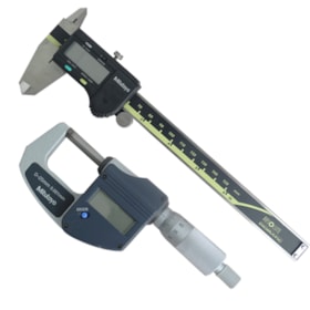 Kit Paquímetro e Micrômetros Digitais Mitutoyo