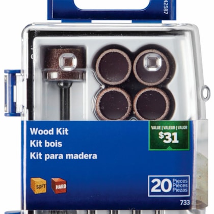 Kit para Esculpir e Gravar em Madeira para Micro Retífica com 20 Peças Dremel-dd87ba9e-145c-4ce0-a035-ab427d901999