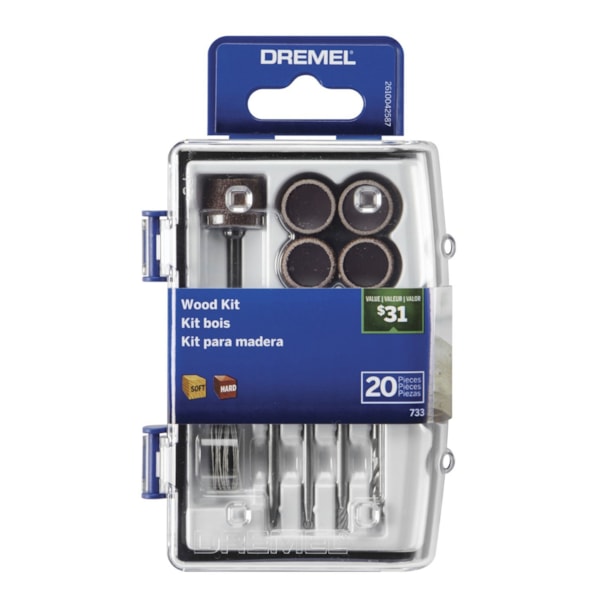 Kit para Esculpir e Gravar em Madeira para Micro Retífica com 20 Peças Dremel-f14c4b4e-723e-4086-bb7b-39a09b82c701