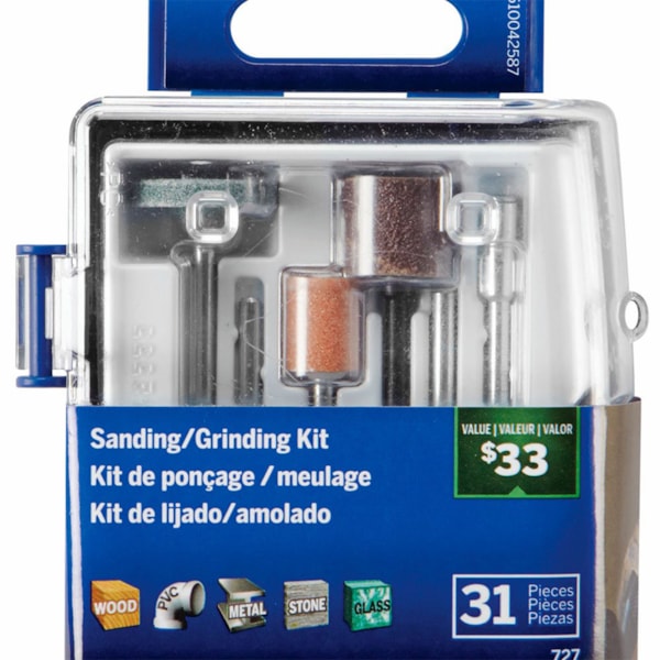 Kit para Lixar e Afiar para Micro Retífica com 31 Peças Dremel-c1215cf5-55b5-4fb2-aac3-18213d53eb89