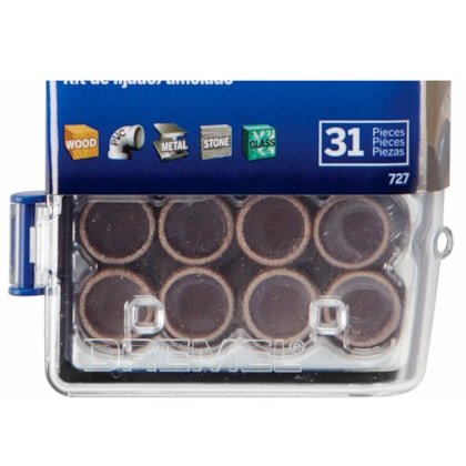 Kit para Lixar e Afiar para Micro Retífica com 31 Peças Dremel-23cedbdd-d7e6-4afe-ad9a-6b8426b6f2fc