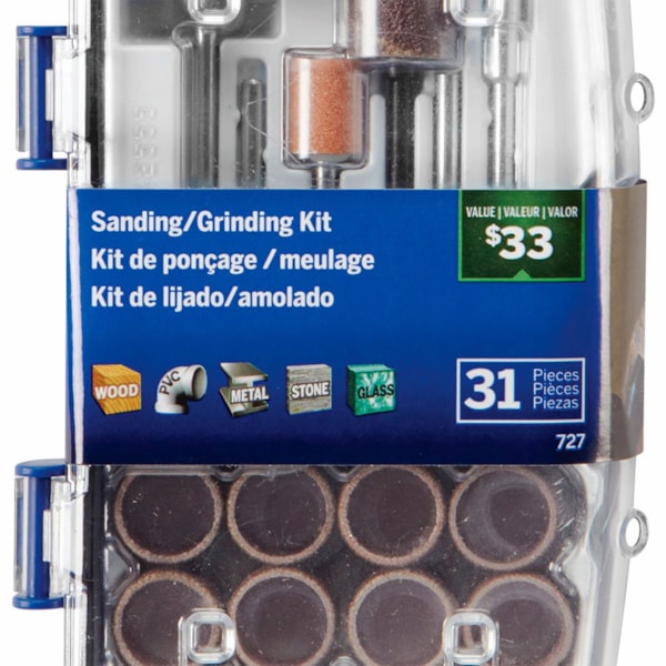 Kit para Lixar e Afiar para Micro Retífica com 31 Peças Dremel-62fcfa88-cabf-4783-a36b-1c02f93781a4