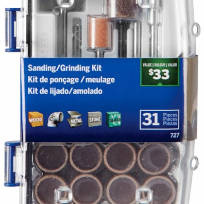 Kit para Lixar e Afiar para Micro Retífica com 31 Peças Dremel-bc962427-ebf8-4748-a01a-3d91a88515bf