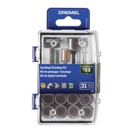Kit para Lixar e Afiar para Micro Retífica com 31 Peças Dremel-755fe6b0-eec3-4948-9534-2a7eefda1325