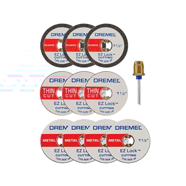 Kit Para Mini Retífica 11 Peças para Cortar EZ688 Dremel -e3d7400a-876f-4fa0-bd9d-04bf8bb72c07
