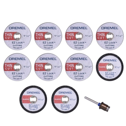 Kit Para Mini Retífica 11 Peças para Cortar EZ688 Dremel -4e12ae85-f967-42fe-aabe-a1fa3b0e1520