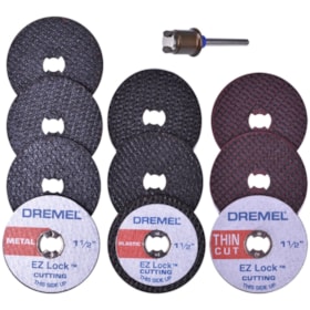 Kit Para Mini Retífica 11 Peças Para Corte Ez Lock  Dremel