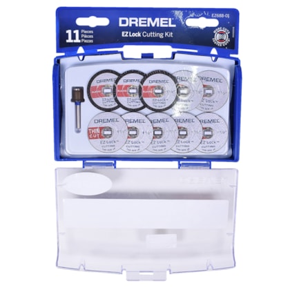 Kit para Mini Retífica EZ688 com 11 Discos de Corte Dremel-098e27a4-4d21-4b0d-a3d1-1d83ba4a7f16