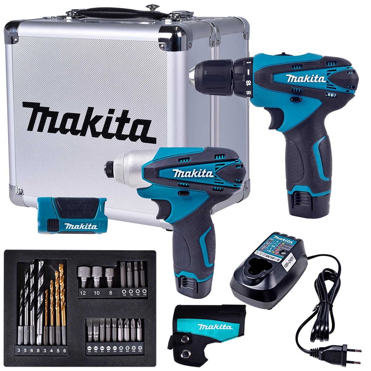 Kit Parafusadeira e Furadeira a Bateria 10,8V LCT303X Bivolt