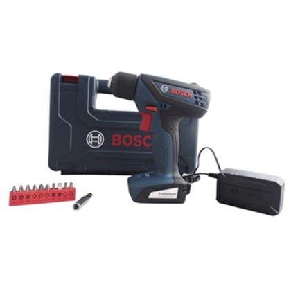 Kit Parafusadeira e Furadeira a Bateria 12v GSR 1000 Bivolt Bosch + Jogo Pontas 41 Peças-f8e2ada4-ec7f-4c91-8d45-ac22bf474e4f