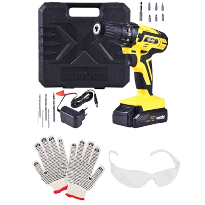 Kit Parafusadeira Furadeira 3/8
