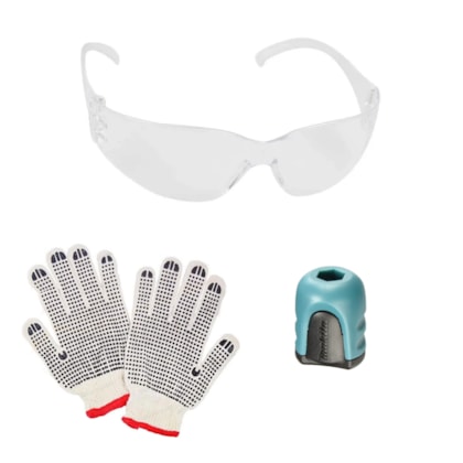 Kit Parafusadeira Furadeira Impacto 3/8