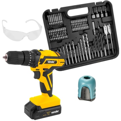 Kit Parafusadeira Furadeira Impacto 3/8