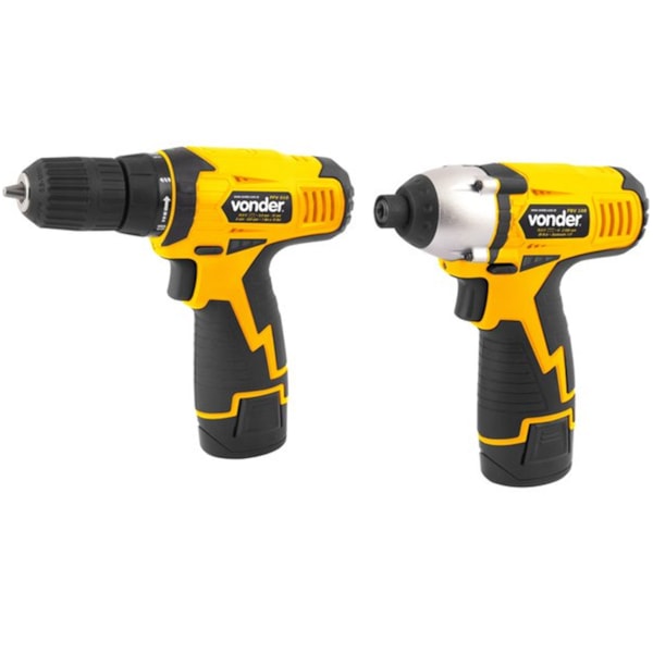Kit Parafusadeira / Furadeira PFV010 + Parafusadeira Impacto PBV108 à Bateria Vonder-a3bd5600-6512-4eb8-8174-5989af324559