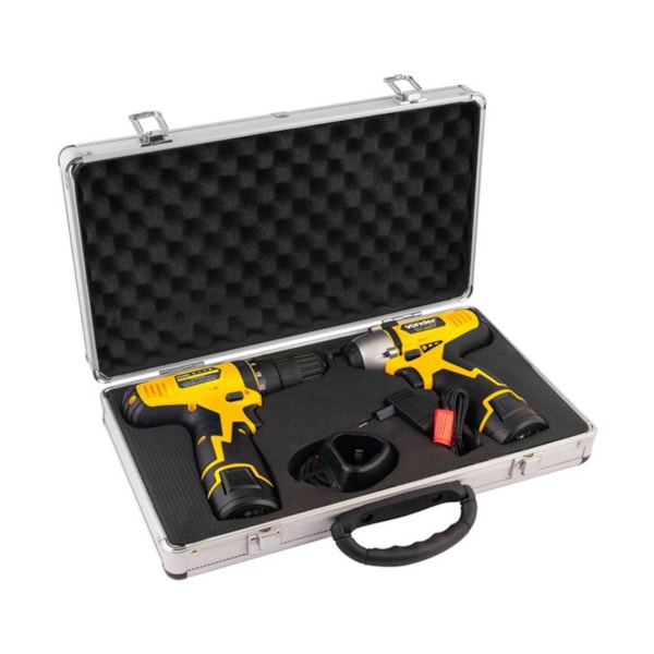 Kit Parafusadeira / Furadeira PFV010 + Parafusadeira Impacto PBV108 à Bateria Vonder-59598c70-5f22-4d4a-96ec-f7b1812c0383