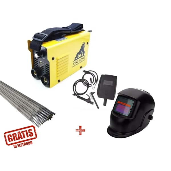 Kit Soldador Profissional Inversora MMA205  Mascara Automática-3b22ced6-84b8-4b2a-b3b4-5426f34ac0df