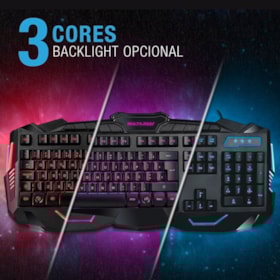 Kit Teclado e Mouse Gamer Lightning TC195 Multilaser