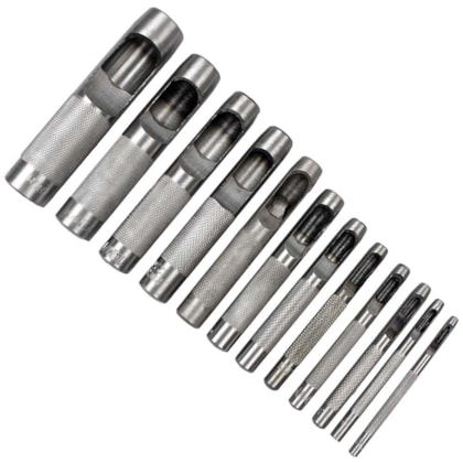 Kit Vazador Furador Perfurador Couro Borracha Papel 12 Pçs HTOM-6f882bd7-bdd7-49d5-b3d1-b59c46dfa780
