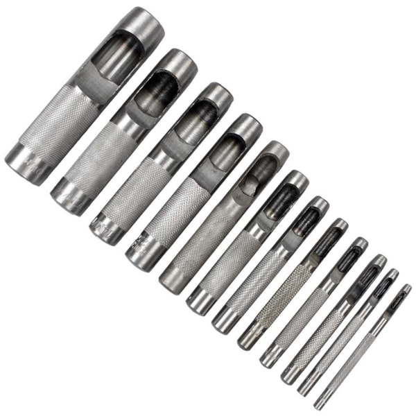 Kit Vazador Furador Perfurador Couro Borracha Papel 12 Pçs HTOM-341bc130-6248-4a21-8fb8-6fbc30569249