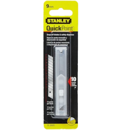 Lâmina Para Estilete 9MM Com 10 Peças 11-300S Stanley-de403d89-b106-4543-a4d1-34dfb82fdaad