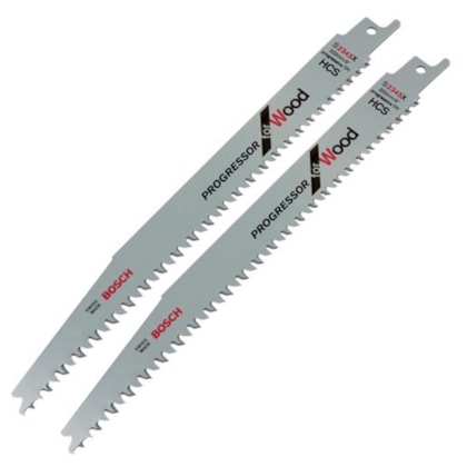 Lâmina Serra Sabre Para Madeira 200mm com 2 Unidades S-2345X Bosch