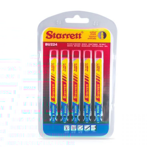 Lâmina Serra Tico-Tico Bi-Metal 50mm 24D BU224 Starrett-e2f8223f-3204-4983-b2b6-dfcb57352509