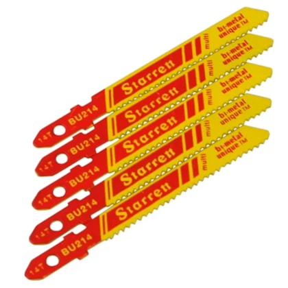 Lâmina Serra Tico-Tico Bi-Metal 5unid. 14 Dentes Starrett