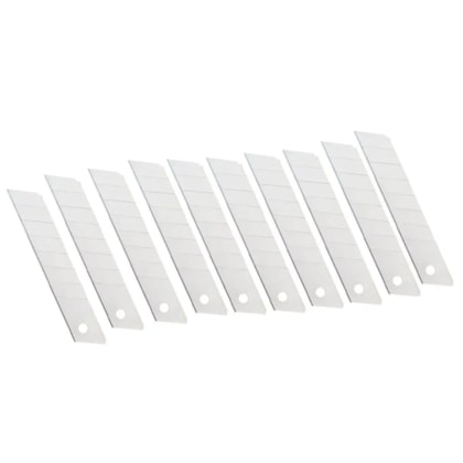 Lâminas Para Estilete 18MM Com 10 Peças Sparta-2bb2a451-b602-4dee-ac2e-be2a0735a135