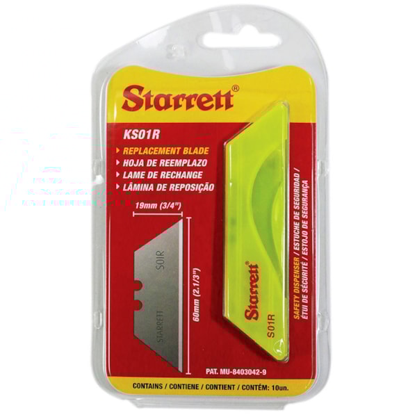 Lâminas para Estilete 19mm com 10 Peças KS01R Starrett-5364d709-1c0e-4674-ade1-1b0feb9f3ea5